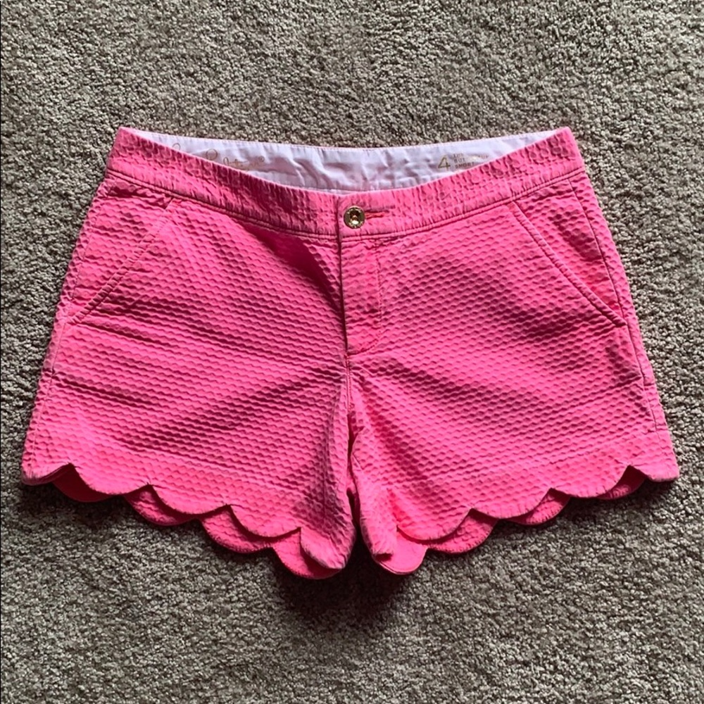 Lilly Pulitzer Pink Buttercup Shorts Size 4